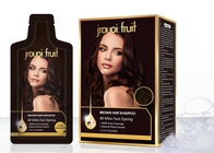 High Quality No Side Effect Organic Herbal Hair Dye Shampoo Brown Color Shampoo