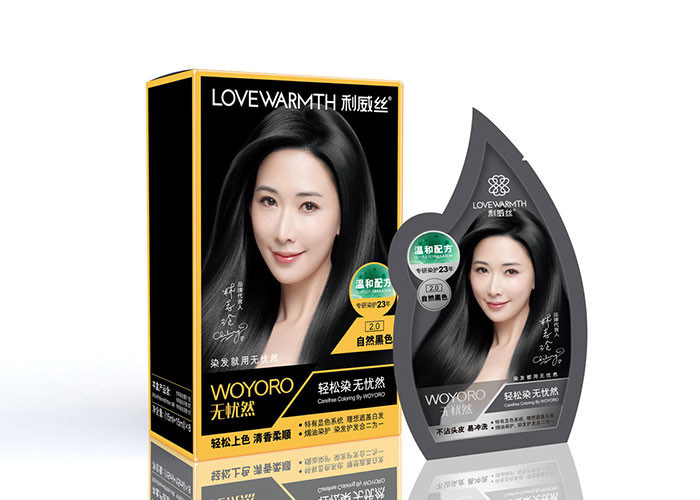 Permanent Gray Hair Color Care Shampoo No Ammonia Quick ...
