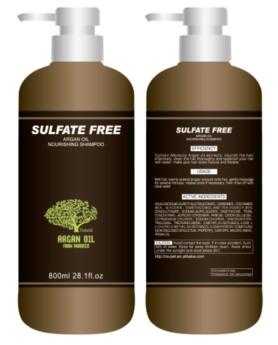 Sulfate Free Argan Oil Hair Conditioner 300ml 500ml 800ml Customized