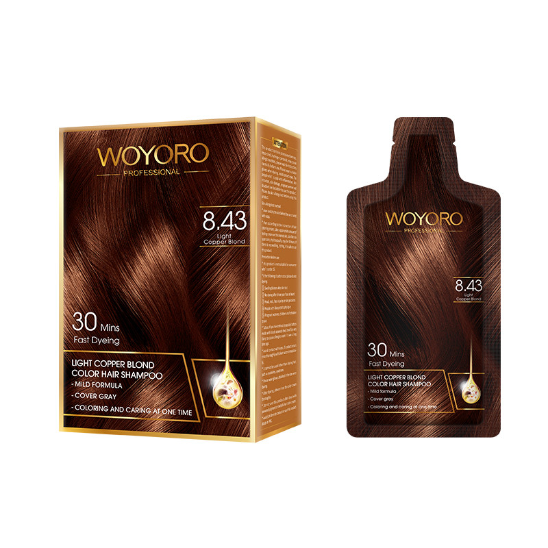 Mild Plant Formula Hair Color Shampoo Low Ammonia / Hair