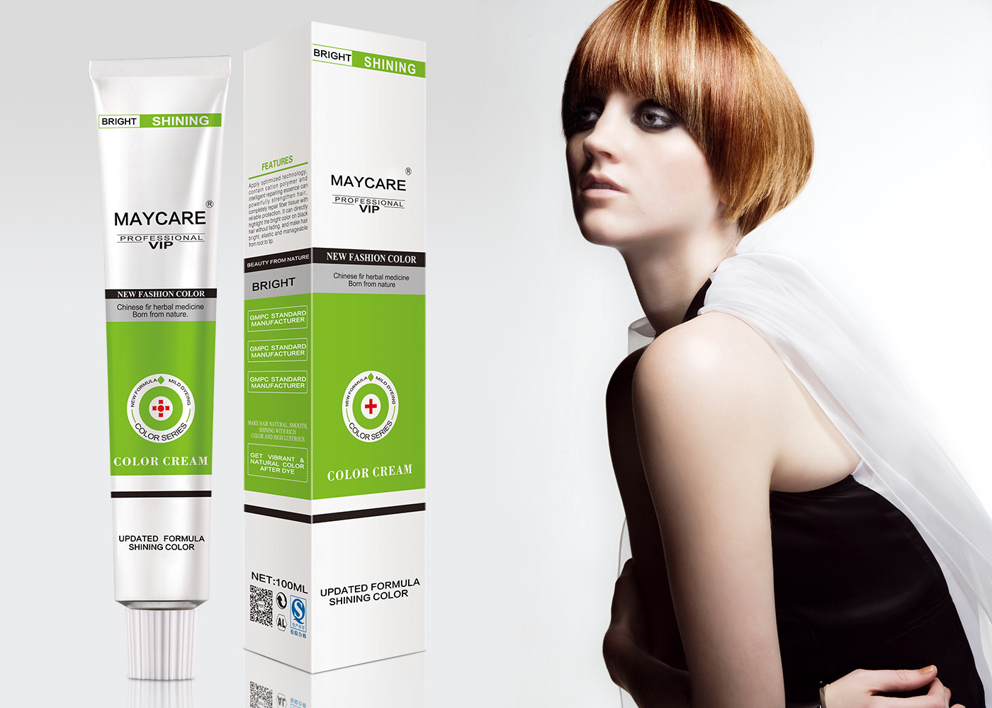 Lasting Protection Herbal 80ml Permanent Hair Dye Cream