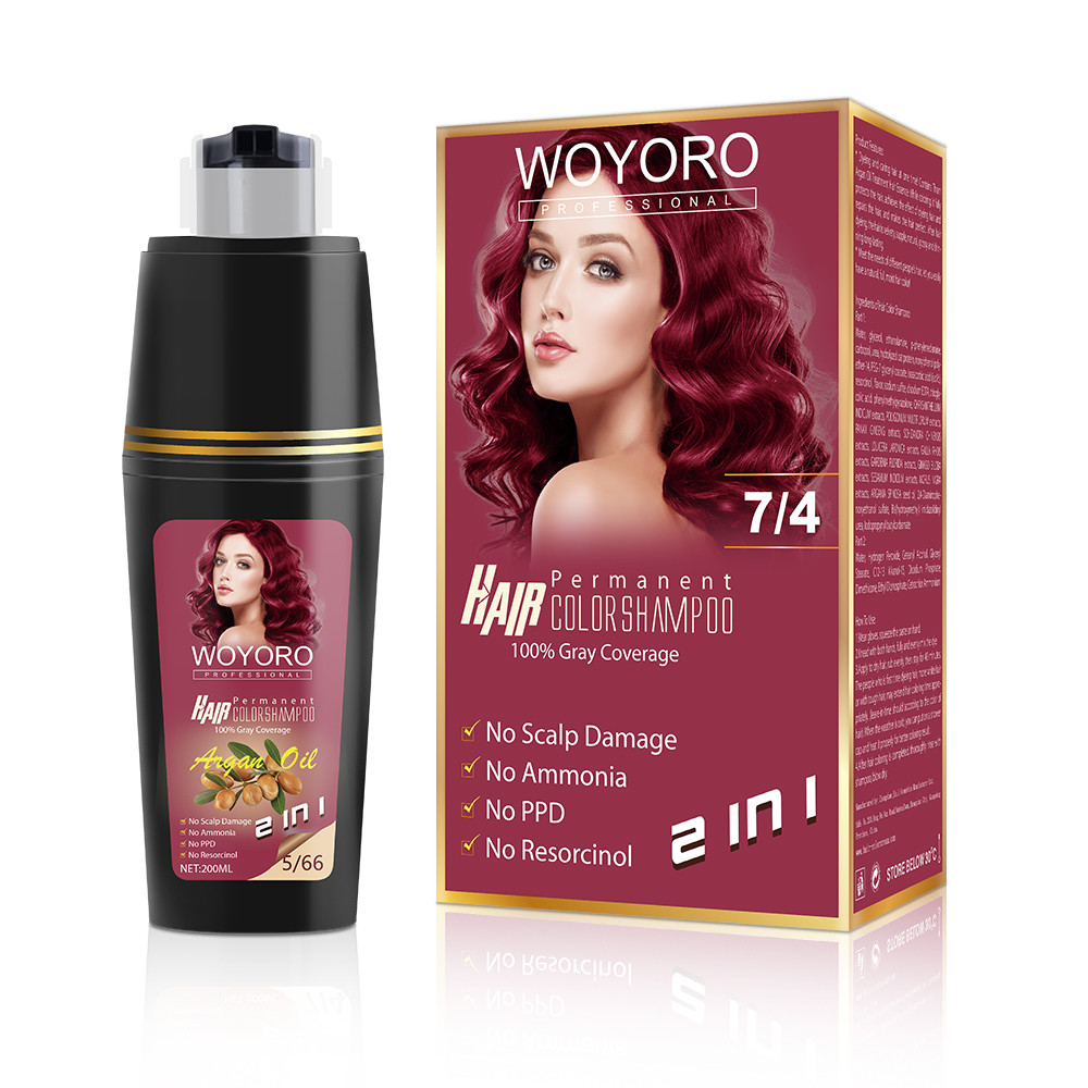 Adult Herbal 320ml Permanent Hair Color Shampoo
