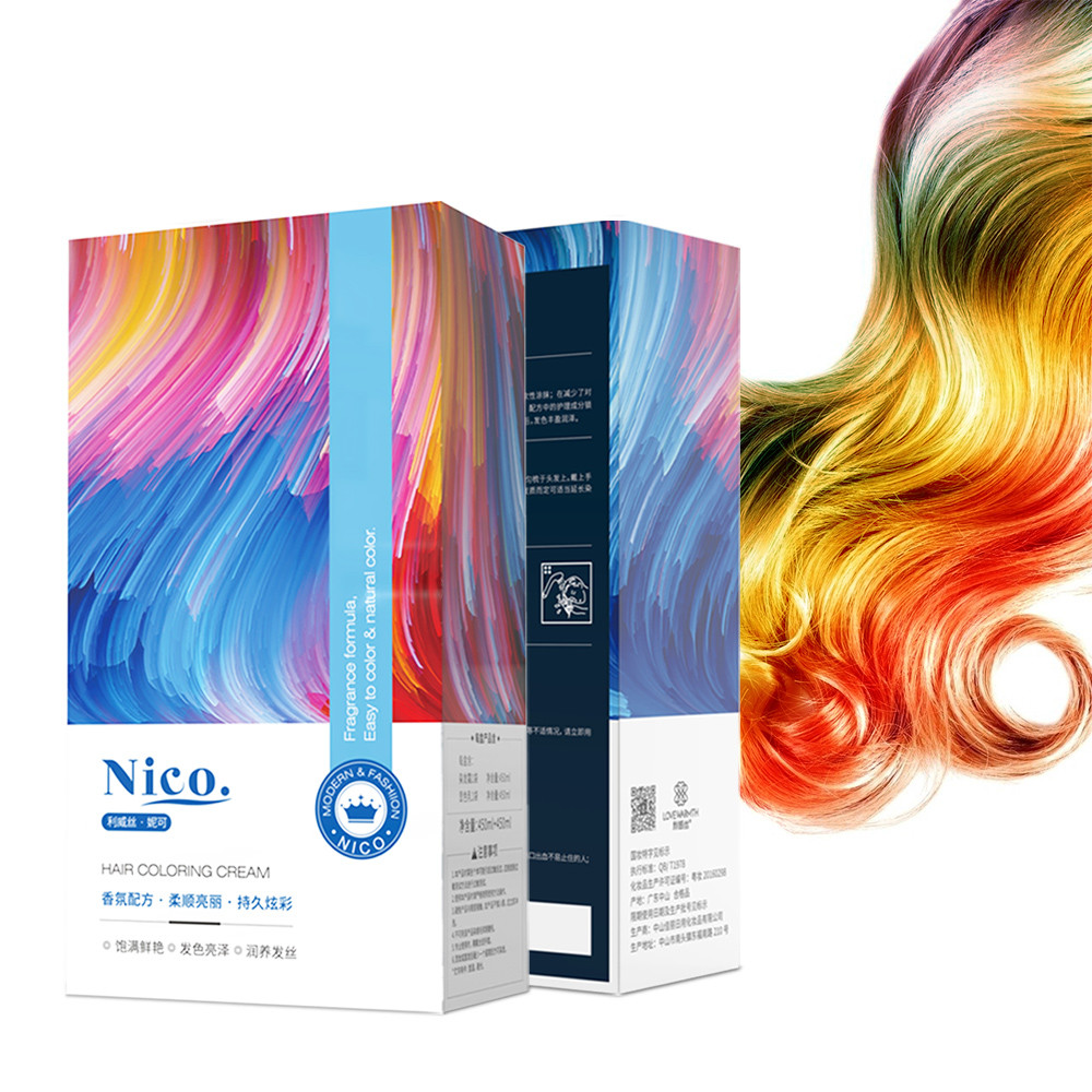 No Ammonia Peroxide 900ml Permanent Hair Color Cream