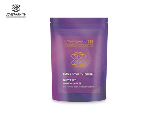 No Ammonia Blue Hair Color Bleach Powder , Personal Care Creme Hair Bleach For Woman