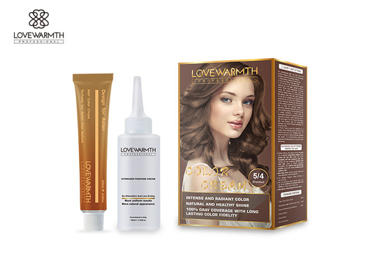 Natural Looking Hair Color Kit Two Easy Steps Colored For High End Customer