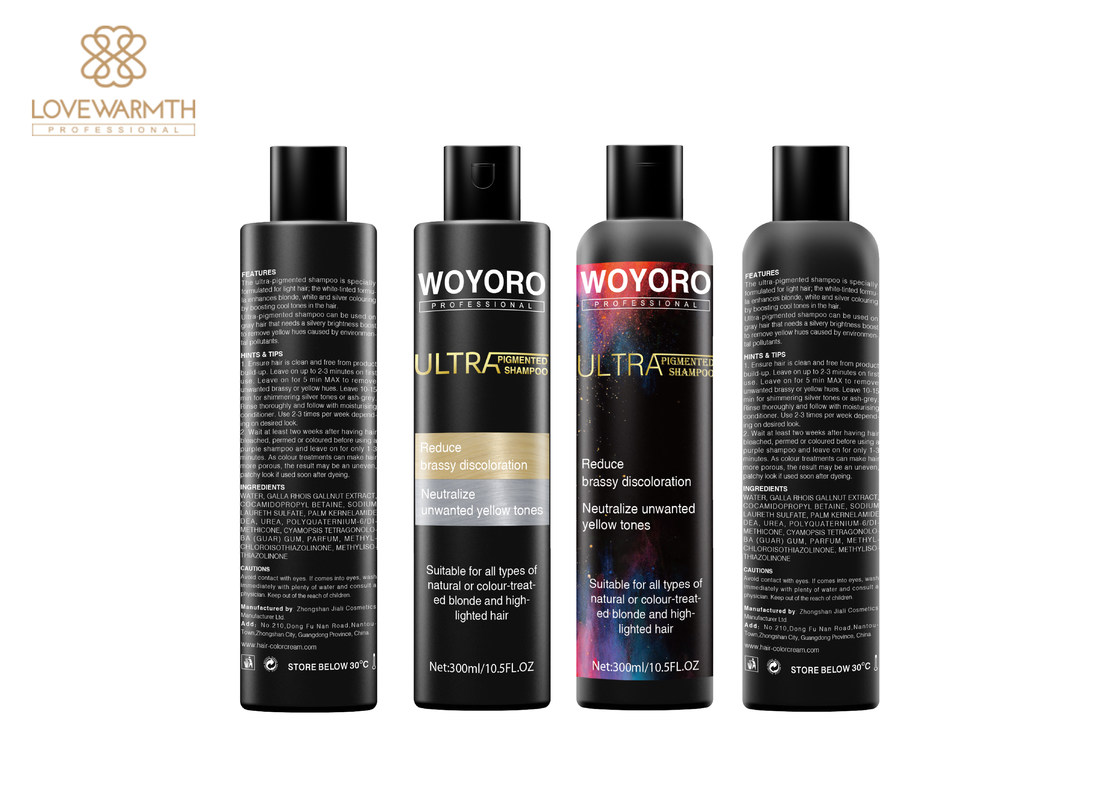 Customized Size Shampoo And Conditioner Cancel Out Yellow Tones For