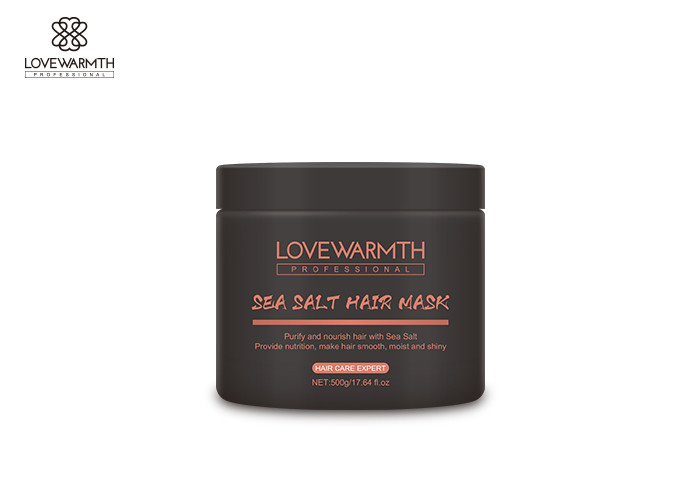 Sea Salt Hair Mask Silicone / Paraben Free Scalp Purifying Nourish Mint Flavor