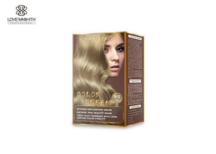 Hair Dye Color Kit Easy Coloring Cream With Argan Oil Private Label Printing
