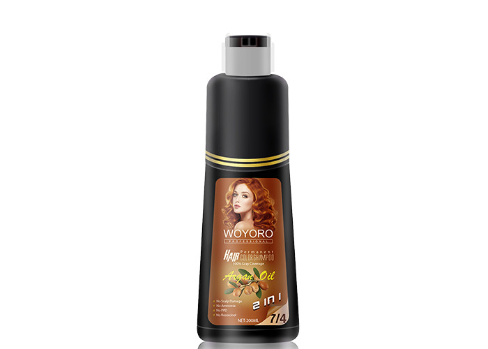 Custom Bottle Packed Black Hair Shampoo 15ml*2 For Supermarket