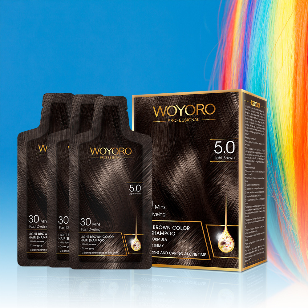 Black Permanent Dye Hair Color Shampoo  15ml Oxidant Quick