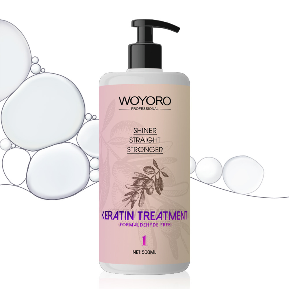 OEM 500ml Keratin Moisturizing Hair Conditioner Flower Fragrance
