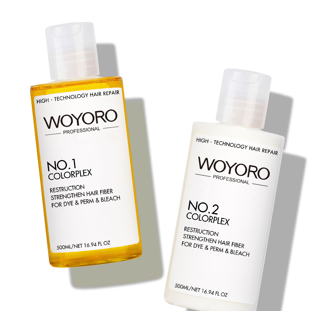 WOYORO Hair Colorplex Set Treatment For Dyed Permed Bleached Hair Restore Shiny Glossy